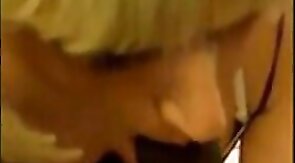 Amber's POV: Sucking Big Black Cock in Amateur Crossdresser Blowjob Video