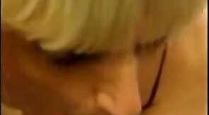 Amber's POV: Sucking Big Black Cock in Amateur Crossdresser Blowjob Video