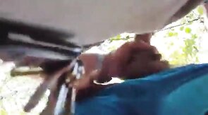 Bearded Daddy Sucks Outdoors