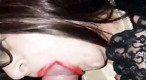 Big Cock Handjob for the Crossdresser with Bad Hair Day