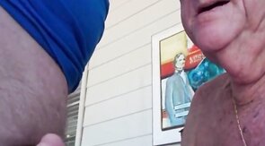 Dentured Gay Blowjob - Sucking and Enjoying It