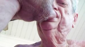 Dentured Gay Blowjob - Sucking and Enjoying It