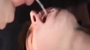 Bareback Gangbang Twink Gets Mouthful of Cum