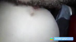 Bareback Amateur Crossdresser Gapes on Cock