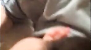 Amateur Interracial: Sucking 9 Inches of Black Cock