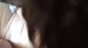 Amateur Interracial: Sucking 9 Inches of Black Cock
