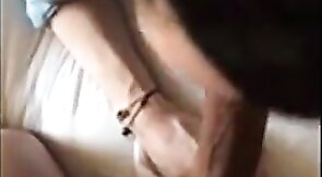 Amateur Interracial: Sucking 9 Inches of Black Cock