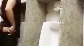Breeding a Slut: Bareback in a Public Bathroom Orgy