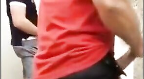 Breeding a Slut: Bareback in a Public Bathroom Orgy