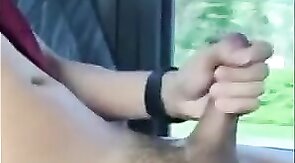 Twink JO on a Bus