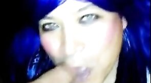 Piss-Drinking Crossdresser's Blowjob Adventure