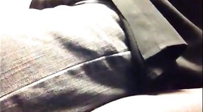 Black Cubicle Masturbation: Caught Jerking Off by Coworker