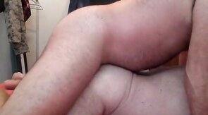 Fat Amateur Bear Loves Cock in His Hole