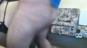 Hard Bareback Creampie for a Crossdresser