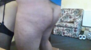 Hard Bareback Creampie for a Crossdresser