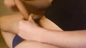 Danish Twink Strokes His Big Cock