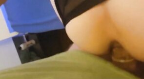 Crossdresser Takes Daddy's Big Cock