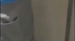 Twink cums in classroom after wanking in school bathroom