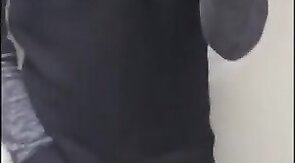 Twink cums in classroom after wanking in school bathroom