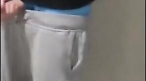 Twink cums in classroom after wanking in school bathroom