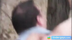 Bareback Fuck in the Woods with a Manly Bear