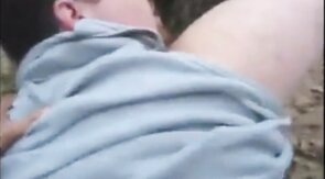 Bareback Fuck in the Woods with a Manly Bear