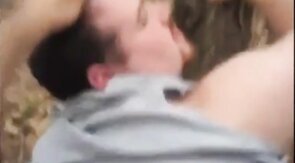 Bareback Fuck in the Woods with a Manly Bear