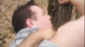 Bareback Fuck in the Woods with a Manly Bear