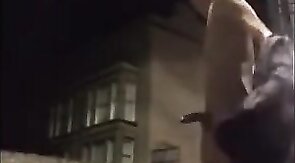 Exhibitionist Twink Strokes It on the Busy Streets