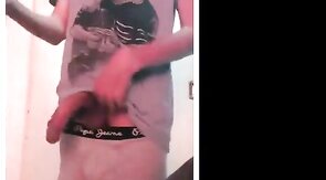 Curved 9-Inch Cock - Amateur Big Cock Solo