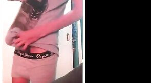 Curved 9-Inch Cock - Amateur Big Cock Solo