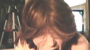 Crossdresser Takes Bareback Guy Twice His Size