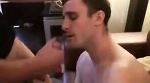Big Dick Buddy Gets Blown - Amateur Cum Shot
