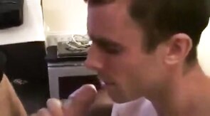 Big Dick Buddy Gets Blown - Amateur Cum Shot