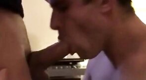 Big Dick Buddy Gets Blown - Amateur Cum Shot