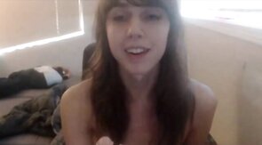 Femboy Alice Cums Hard on Webcam