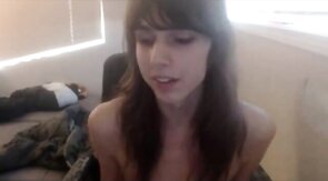 Femboy Alice Cums Hard on Webcam