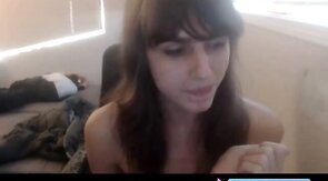 Femboy Alice Cums Hard on Webcam