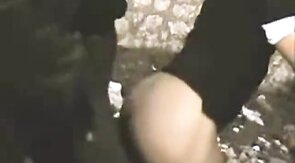 Big Black Cock Barebacks Tight White Ass Outdoors