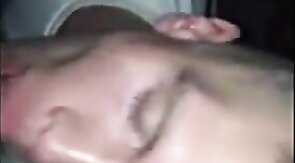 Big Black Cock Gives Facial to White Guy