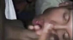 Big Black Cock Gives Facial to White Guy