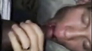 Big Black Cock Gives Facial to White Guy