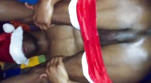 Big Black Cock Barebacks Amateur Santa