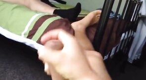 Roommate Catches Him Jerking Off: Gay Voyeur Amateur Fun