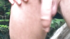 Well-Endowed Amateur Shows Off Outdoors on Webcam