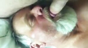 Stranger's Big Cock Blown by Daddy Bear Amateur