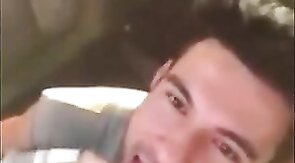 Cute Latin Hunk Sucks Big Cock and Eats Cum