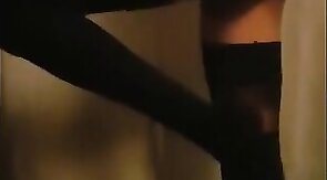 Asian Twink's Spanking in Stockings