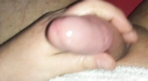 Uncut Hunk's Slow Cumshot with Amateur Handjob