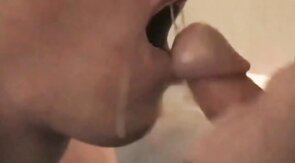 Cum-hungry Twink Gets Big Cocks Up Close